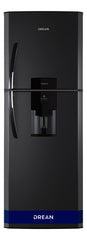 Heladera Con Freezer Drean Hdr400f41n Ciclica Dispenser Cs Negro