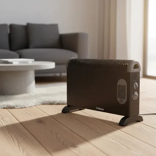 Calefactor Electrico Convector Liliana Duowarm Fan Cfm19 Negro