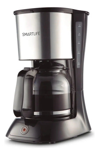 Cafetera De Filtro Permanente Smartlife Sl-cm9402 1.5 Litros Color Negro
