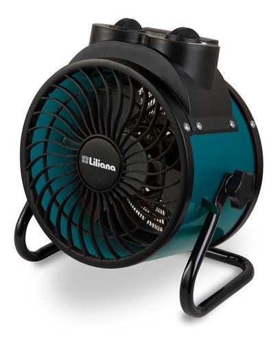 Caloventor Liliana Heatcyclone Verde 2400w Color Verde Oscuro