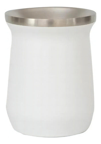 Mate Térmico Stanley Classic 236 Ml Blanco Liso Blanco Liso