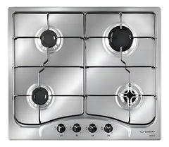 Anafe De Empotrar Ormay Spazio Ix Inox Multigas 4 Hornallas  Gris