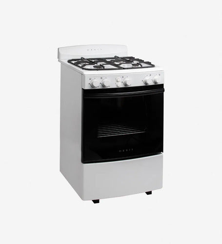Cocina A Gas Orbis 948bc4  Luz Y Enc. De 55 Cm Blanco