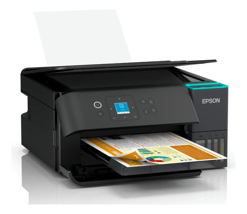 Impresora Epson Ecotank L4360 Continua Multifunción Wifi Negro