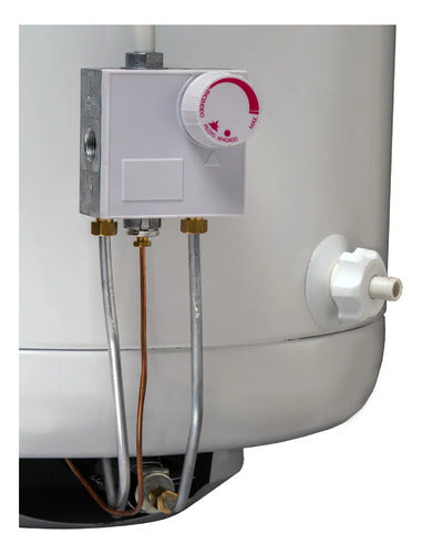 Termotanque De Gas Natural Populi Ep53 Gn 51l C/sup Blanco