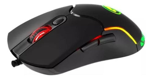 Combo Gamer 3 En 1 Marvo Cm310 Teclado Mouse Pad Rainbow Cts Negro Negro