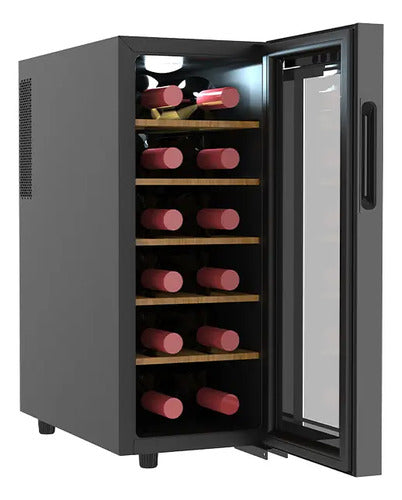 Cava De Vinos Vondom Para 12 Botellas Con Estantes De Madera