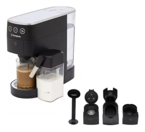 Cafetera Multicapsula Westinghouse Wh-cm1450mc01-b 19bar Cts Negro
