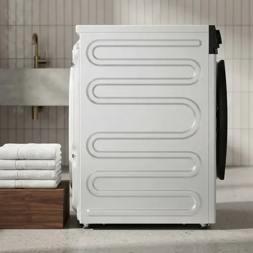 Lavarropa Con Secadora De Calor Kanji Wm12kd8wt01 12kg Blanco