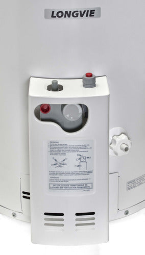 Termotanque Multigas Longvie Plus T5150 C/poliuretano 150 Li Color Blanco