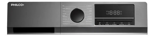 Lavarropas Carga Frontal Philco 11 Kg Inverter Grey Silver Gris