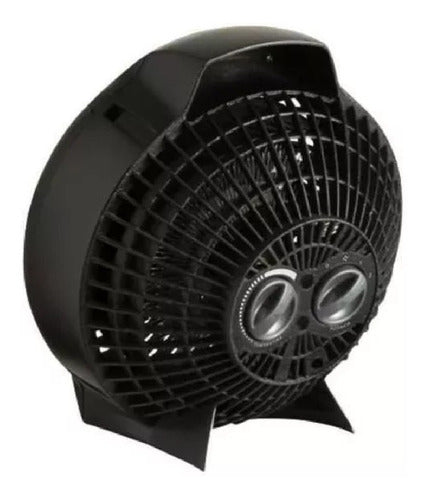 Caloventor Eléctrico Liliana Blacksun Cfh450 Con Termostato Negro