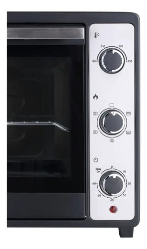 Horno Eléctrico Bgh Bhe64m25n 65 Lts 2200w Grill Convección Negro