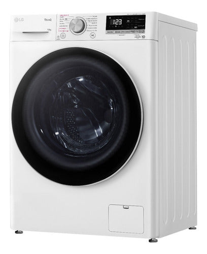 Lavarropas Carga Frontal LG Wm10wvc4s6 Blanco Inv Ai 10kg Cs