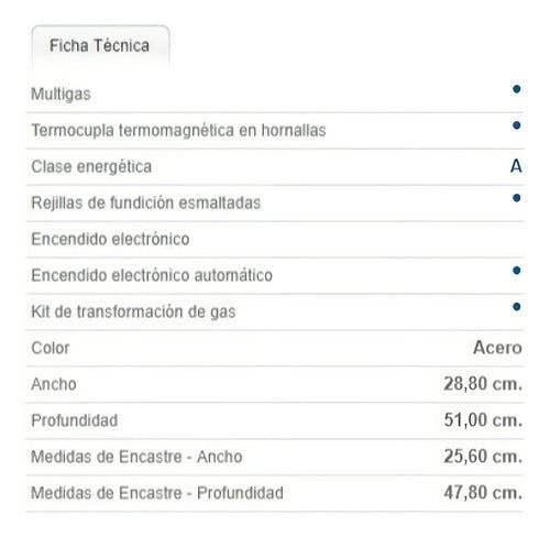 Anafe Con Alimentación A Gas Ormay Carmin Ix Color Acero 2 Hornallas