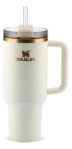 Vaso Quencher H20 1.18l Térmico Bombilla Stanley Beige C Beige Lisa