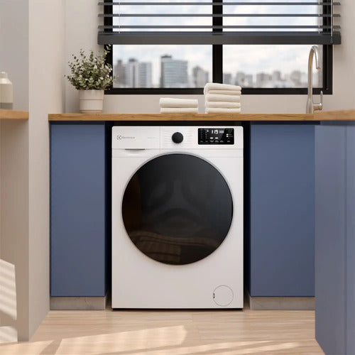 Lavarropas Carga Frontal Electrolux 7kg Blanco Inverter E... Blanco