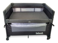 Practicuna Colecho Bebe Bebesit 2021 Gris Incluye Mosquitero Gris