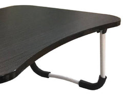 Mesa Bandeja Plegable Tm Desayuno Cama Madera Patas Abatibles Negra Negro