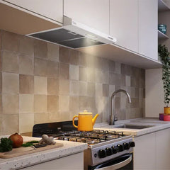 Extractor Purificador Gafa Dg6sw De 60cm 3 Vel Luz Led Blanco