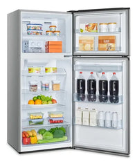 Heladera Inverter Hisense Con Freezer No Frost 379l Con Dispenser De Agua Gris