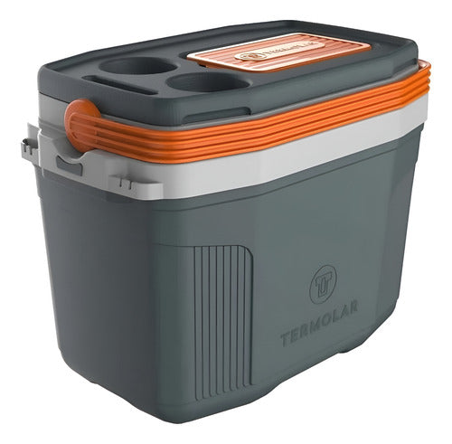 Heladera Conservadora Suv Termolar De 20l Gris Playa Picnic - Gris