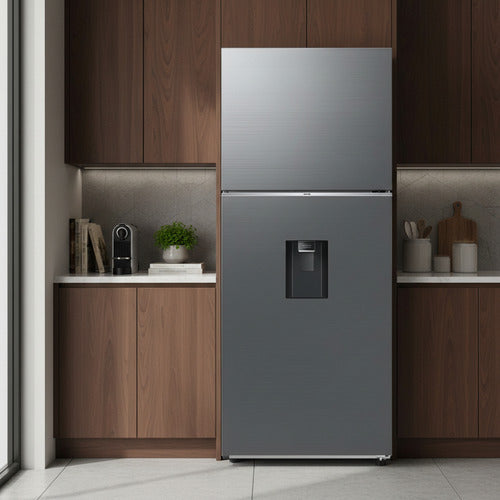 Heladera Samsung Rt38cg6720s9 Inverter 384 L Inox Dispenser Plateado