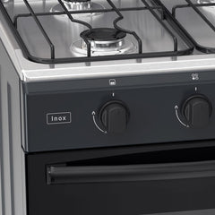 Cocina Multigas Ormay Inox Negra 4 Hornallas 91l Clase A Negro