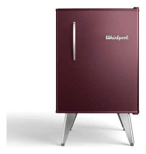 Heladera Whirlpool Retro Vino 76 Lts Marsala Vino