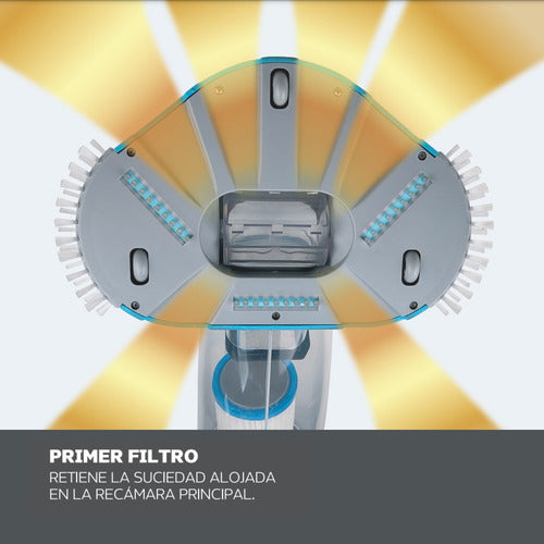 Barrefondo Inalámbrico Philco Velocidad Turbo 3 Niveles De Filtrado