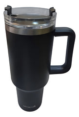 Vaso Térmico Acero Inox Vivendi Negro De 1200 Ml C/sorbete Negro Lisa