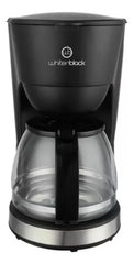 Cafetera Filtro Whitenblack Acwb01 1,25l 12 Pocillos 650w Cs Negro