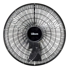 Ventilador De Pared Liliana Vwoc20 Con 3 Palas De Plástico Color Transparente Estructura Color Plata 20  De Diámetro