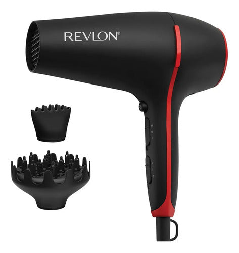 Secador De Pelo Revlon Rvdr5317la2av1 Smoothstay Anti Frizz Negro