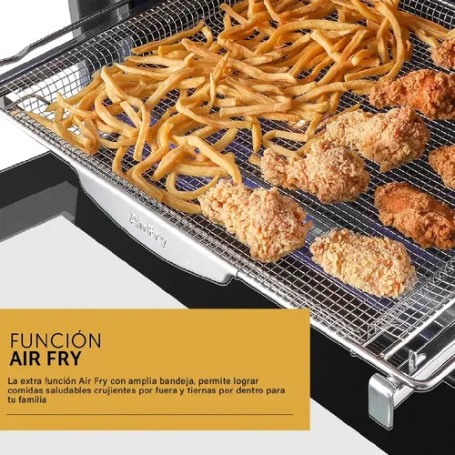 Horno Eléctrico Empotrable Vondom Tnc60mib Airfryer De 60 Cm Negro