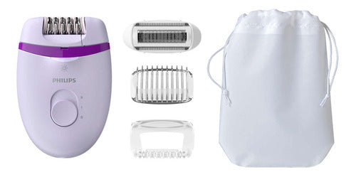 Depiladora Philips Satinelle Essential Bre 275 Blanco Y Morado