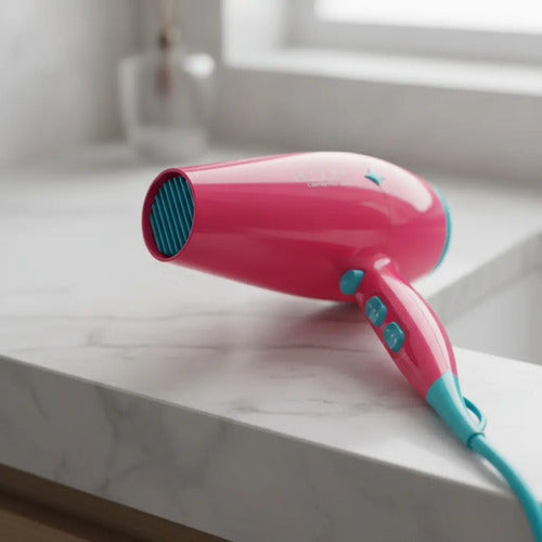 Secador De Pelo Ga.ma Diamond Bloom Pink Cool Shot 2300w C Rosa