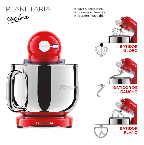 Batidora De Pie Pastalinda Cucina Planetaria Crema Crema 50-60hz 50 Hz X 60 Hz