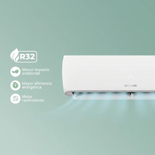 Aire Acondicionado Split Hitachi F/c Hsrp3300fceco-f 3300w Blanco