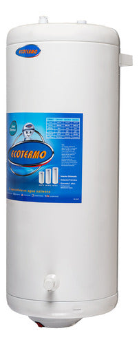 Termotanque Eléctrico Ecotermo Elec 106 C/sup 2000w Blanco