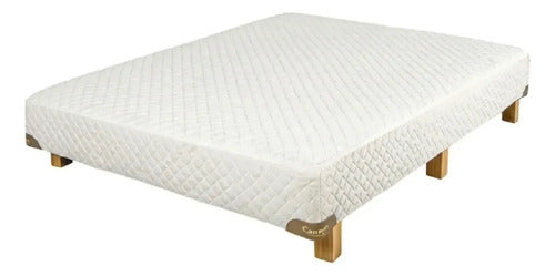 Sommier Solo Cannon Sublime De 140 X 190 X 35cm Blanco