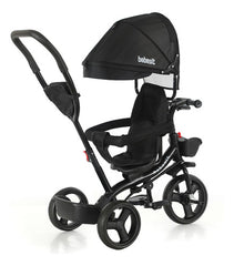 Triciclo C/ Manija Barra De Empuje Bebesit Sl1870-v1o-2 360° Negro