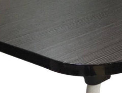 Mesa Bandeja Plegable Tm Desayuno Cama Madera Patas Abatibles Negra Negro