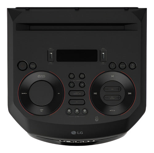 Torre Sonido LG Xboom Rnc7 1000w Rms Karaoke Star Dj App Cs Color Negro