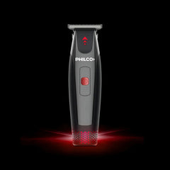 Máquina Corta Pelo Y Barba Philco Trimmer Profesional Inalámbrica Cuchilla T Cb7025pp Color Negro