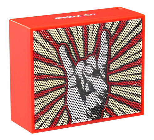 Parlante Bluetooth Philco Sph200p Portátil 3w Rojo