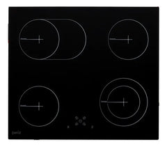 Anafe Eléctrico Vitrocerámico Ae08-00020 Vitro De 60 Cm Negro