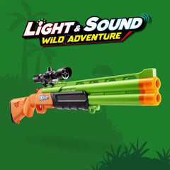 Escopeta Zuru Xshot Wild Adventure Luz Y Sonido 7967 Multicolor