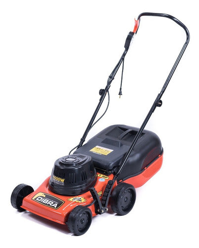 Cortadora De Pasto Eléctrica Dibra R32gb Con Bolsa Recolectora De 1000w Y Color Naranja/negro