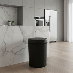 Cesto De Basura De 15lts Con Sensor Inteligente Vivendi Negro